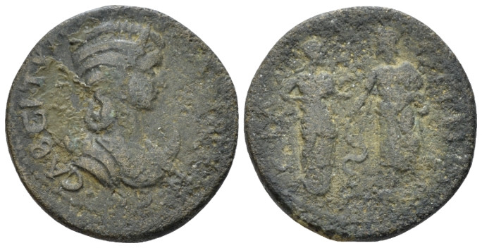 Pamphilia, Sillyum Tranquillina, wife of Gordian III Bronze circa 253-268, Æ 28....