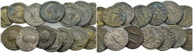 Large lot of 14 Antoniniani III century, billon 20.00 mm., 51.53 g.
Large lot of 14 Antoniniani

Very fine