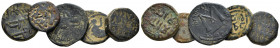 Large lot of 5 Arab bronzes IV-V century, Æ 16.00 mm., 15.00 g.
Large lot of 5 Arab bronzes

Very fine