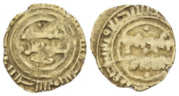 Palermo, The Normans Robai, imitation of Fatimid XI century, AV 12.80 mm., 1.03 g.
Balog, Annali 27-28, pl. XXII, 51. MIN pl. 5, –, cf. 43.

Very f...