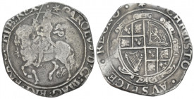 Tower mint, Charles I, 1625-1649 Half crown 1640-1641, AR 31.00 mm., 14.51 g.
SCBC 2779.

Very fine