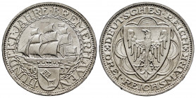 Germany. Weimar Republic. 3 reichsmark. 1927. A. (Km-50). Ag. 15,06 g. Original luster. Mint state. Est...220,00. 

Spanish Description: Alemania. R...