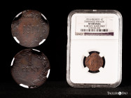 Mexico. 1 centavo. 1914. Durango. (Km-626). Au. Slabbed by NGC as XF DETAILS. This coin is exempt from any export license fee. NGC-XF. Est...50,00. 
...
