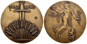 Belgium. Medal. 1930. 120,05 g. Art-Decó del Centenario de Bélgica. 70 mm. Almost XF. Est...35,00. 

Spanish Description: Bélgica. Medalla. 1930. 12...