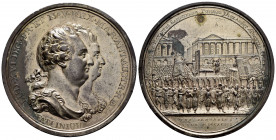 France. Medal. 1793. Ae. 65,28 g. Execution of Louis XVI. 51 mm. Choice VF. Est...100,00. 

Spanish Description: Francia. Medalla. 1793. Ae. 65,28 g...