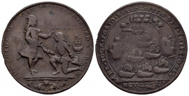 Great Britain. Vernon Admiral. Medal. 1739. Porto Bello. Ae. 12,25 g. Choice F. Est...200,00. 

Spanish Description: Gran Bretaña. Almirante Vernon....