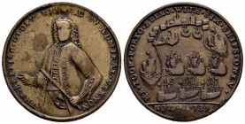 Great Britain. Vernon Admiral. Medal. 1739. Porto Bello. Ae. 12,03 g. Choice F. Est...90,00. 

Spanish Description: Gran Bretaña. Almirante Vernon. ...