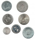 MONEDAS EXTRANJERAS. Lote de 7 monedas: 5 riyals de 1970 de Ajman; 1/2 riyals de 1970 de Ajman (7); 1/2 riyals de 1970 de Ras Al- Khaimah (7); 2 riyal...