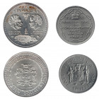 MONEDAS EXTRANJERAS. JAMAICA. Lote de 2 monedas de 5 shillings de 1966 y de 10 dólares de 1972. SC.