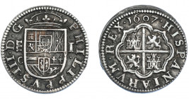 FELIPE III. Real. 1607. Segovia. C. AC-516. MBC.