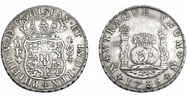 FELIPE V. 8 reales. 1736. México. MF. VI-1144. MBC.