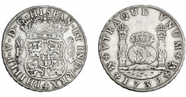 FELIPE V. 8 reales. 1739. México. MF. VI-1147. MBC/MBC-.