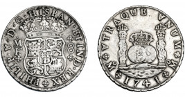 FELIPE V. 8 reales. 1741. México. MF. VI-1149. MBC/MBC-.