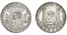 FERNANDO VI. 8 reales. 1758. México. MM. VI-369. MBC.