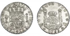 CARLOS III. 8 reales. 1766. México. MF. VI-924. MBC+.