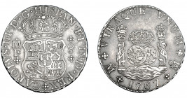 CARLOS III. 8 reales. 1767. México. MF. VI-925. MBC/MBC+.