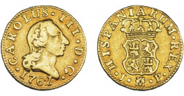 CARLOS III. 1/2 escudo. 1762. Madrid. JP. VI-1042. MBC/MBC+.