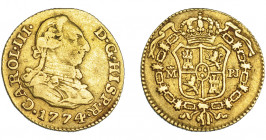 CARLOS III. 1/2 escudo. 1774. Madrid. PJ. VI-1055. MBC-/MBC.