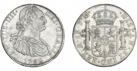 CARLOS IV. 8 reales. 1792. México. FM. VI-788. EBC-.