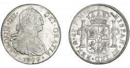 CARLOS IV. 8 reales. 1799. México. FM. VI-795. R.B.O. MBC+/EBC-.