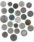 MONEDAS EXTRANJERAS. BRASIL. Lote de 25 monedas: 2000 reis (11), todos con fechas diferentes; 160 reis (5), con fechas diferentes; 8 reis (2), con fec...