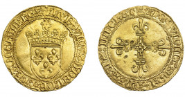 MONEDAS EXTRANJERAS. FRANCIA. Luis XII. Escudo de la corona. FRB-323 (71). MBC+.