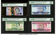 Australia Reserve Bank of Australia 5 Dollars 2016 Pick UNL PMG Superb Gem Unc 67 EPQ; Solomon Islands Solomon Islands Monetary Authority 2; 5; 10 Dol...