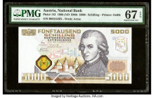 Austria Austrian National Bank 5000 Schilling 4.1.1988 (ND 1989) Pick 153 PMG Superb Gem Unc 67 EPQ. 

HID09801242017

© 2020 Heritage Auctions | All ...