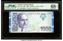 Austria Austrian National Bank 1000 Schilling 1.1.1997 Pick 155 PMG Superb Gem Unc 68 EPQ. 

HID09801242017

© 2020 Heritage Auctions | All Rights Res...