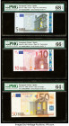 European Union Central Bank, Spain (5); Italy 5 (2); 10 (2); 50 (2) Euro 2002 (4); 2013; 2014 Pick 1v; 2v; 17v; 17s; 20v; 21v Six Examples PMG Superb ...