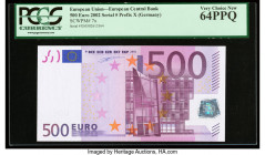 European Union Central Bank, Germany 500 Euro 2002 Pick 7x PCGS Very Choice New 64PPQ. 

HID09801242017

© 2020 Heritage Auctions | All Rights Reserve...