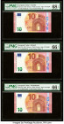 European Union Central Bank, Austria; Ireland; Netherlands; Slovenia; Italy 10 (3); 20; 50 Euro 2014 (3); 2002 (2) Pick 21n; 21t; 21p; 10h; 17s Five E...