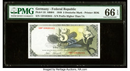 Germany Federal Republic Bank Deutscher Lander 5 Deutsche Mark 9.12.1948 Pick 13i PMG Gem Uncirculated 66 EPQ. 

HID09801242017

© 2020 Heritage Aucti...