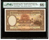 Hong Kong Hongkong & Shanghai Banking Corp. 5 Dollars 1.7.1954 Pick 180a KNB61 PMG Gem Uncirculated 66 EPQ. 

HID09801242017

© 2020 Heritage Auctions...