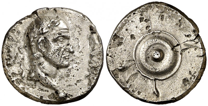 (68 d.C.). Galba. Tarraco. Denario. (Spink falta) (S. falta) (RIC. falta) (ACIP....