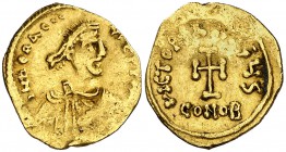 Heraclio (610-641). Constantinopla. Tremissis. (Ratto 1289) (S. 787). 1,36 g. MBC-.