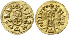 Sisebuto (612-621). Emérita (Mérida). Triente. (CNV. 258.10) (R.Pliego 285c). 1,49 g. EBC-.