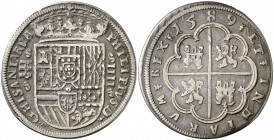 1589 Felipe II. Segovia. 4 reales. (Cal. 374). 13,17 g. Acueducto de dos arcos y dos pisos. El escudo divide la leyenda. Ex Colección Princesa de Ébol...