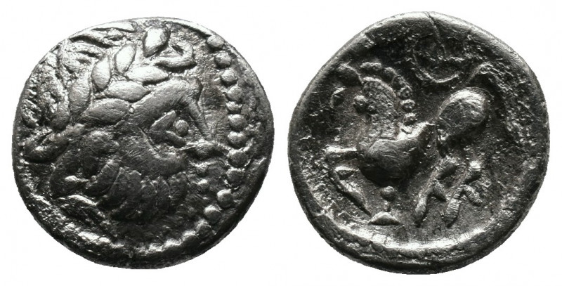 EASTERN EUROPE. Imitations of Philip II of Macedon. AR Drachm (3rd-2nd centuries...