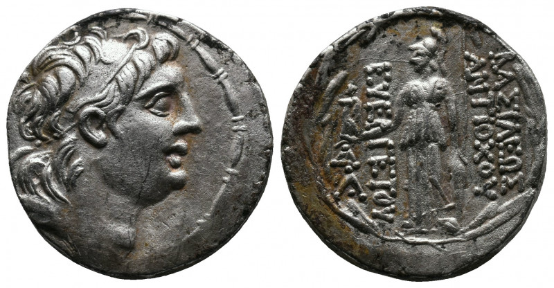 Seleucid Kings of Syria, VII Euergetes 138-129 BC. AR Tetradrachm Antioch on the...