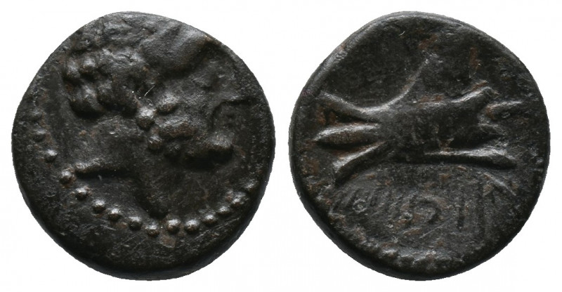 Phoenicia, Arados. Circa 206/5-52/1. Dated CY 108 (152/1 BC). Av.: Head of Zeus ...