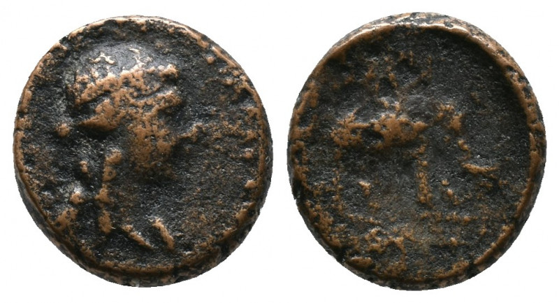 Seleukid Kings of Syria. Antiochos III. Megas (222-187). Uncertain mint Av.: Lau...