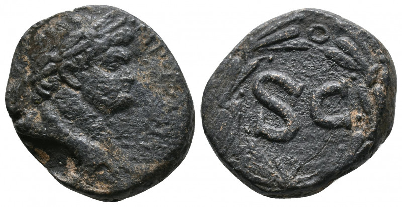 Roman provincial. Syria. Seleucis and Pieria, Antioch. Nero AD 54-68 Av.: Laurea...