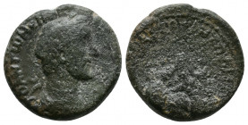 Roman Provincial. Cappadocia. Caesarea. Antoninus Pius AD 138-161.Av.: AVT K ANTWNEINOC CEBACTOC. Laureate and draped bust right. Rv.: KAICAREWN T Π A...