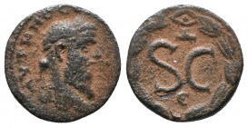 Roman Provincial. Syria, Antioch on the Orontes. Macrinus. AD 217-218. Av.: AVT K M O CЄ [MAKPINOC CЄ], laureate and draped bust of Macrinus right Rv....
