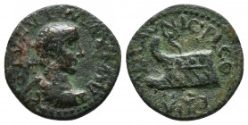 Roman Provincial. Thrace. Coela. Maximus (Caesar, 235/6-238). Av.: G IVL VE MAXIMV. Bareheaded, draped and cuirassed bust right. Rv.: AEL MVNICIPI COE...