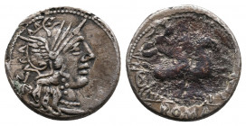 Anonymous denarius (Subaerat, Fourée)
Weight: 2.73 g
