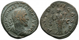 Philip I, 244-249. Sestertius. Rome, 246. Av.: IMP M IVL PHILIPPVS AVG Laureate, draped and cuirassed bust of Philip to right. Rv.: P M TR P III COS P...