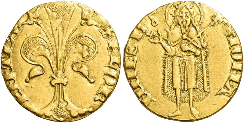 Firenze 
Repubblica, 1189-1532. Fiorino 1267-1303, AV 3,55 g. Segno: chiave (Si...
