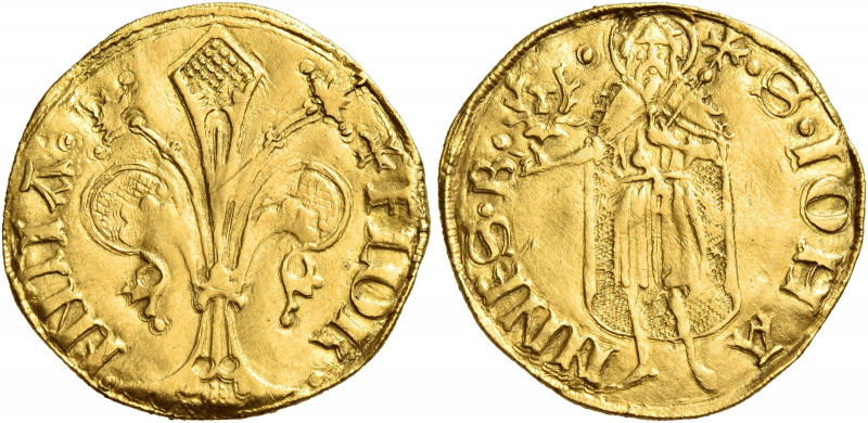 Firenze
Repubblica, 1189-1532. Fiorino largo 1422-1460, AV 3,50 g. Segno: corna...
